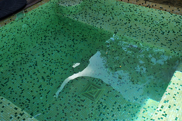 Jacuzzi en mosaico veneciano